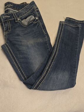 Amethyst Jeans Women’s Skinny Dark Blue Stretch Denim